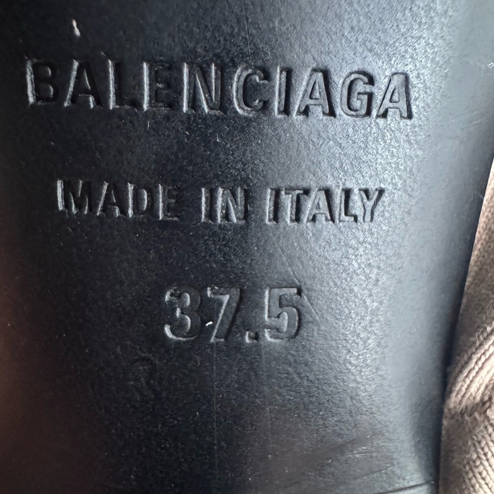 Balenciaga Women's Beige Jersey stretch Mules - Picture 5 of 5